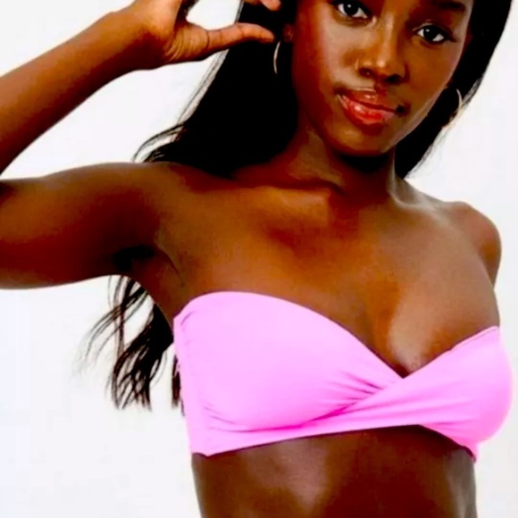 Frankies Bikinis Margot Hot Pink Bikini Set Top and Bottom Size Medium - Picture 2 of 9